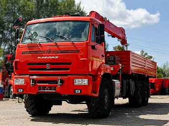 Бортовой КАМАЗ 43118 с КМУ KANGLIM KS1256G (дв. КАМАЗ, без сп/места)_0