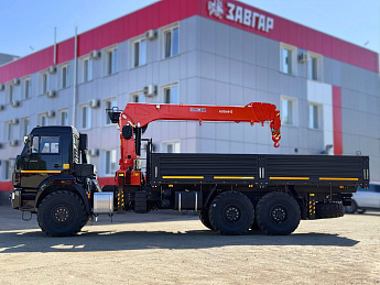 Бортовой КАМАЗ 43118 с КМУ KANGLIM KS1256G (дв. Cummins, без сп/места)_2