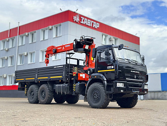 Бортовой КАМАЗ 43118 с КМУ KANGLIM KS1256G (дв. Cummins, без сп/места)_0