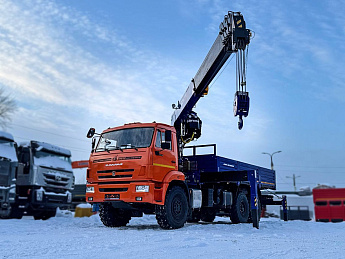 Бортовой КАМАЗ 43118 с КМУ DONGYANG SS1956 ACE (дв. КАМАЗ, без сп/места)_0