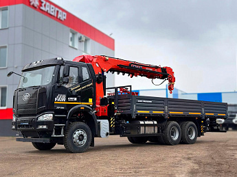 Бортовой FAW CA3250 с КМУ KANGLIM KS2056H_2